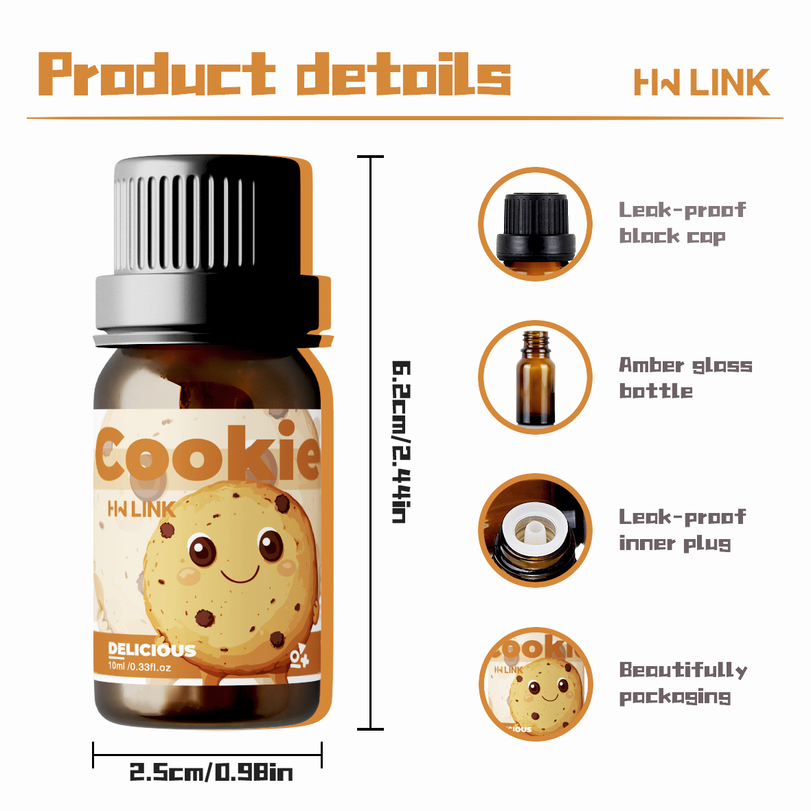 10ml Cookie Essential Oils  fo - Aromatherapy Diffuser recension och pris