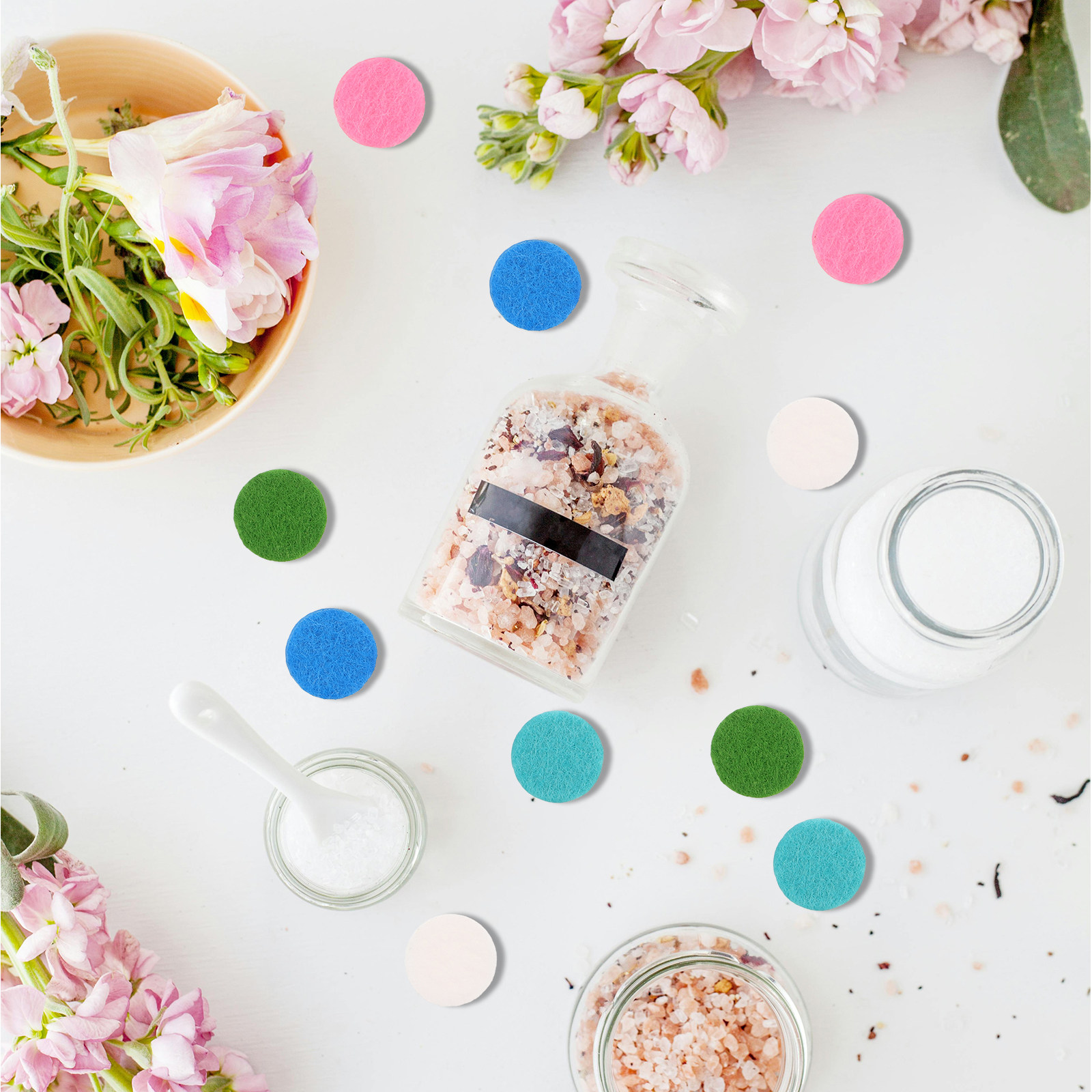 50Pcs Round Fragrance Pads Cot - Aromatherapy Diffuser recension och pris