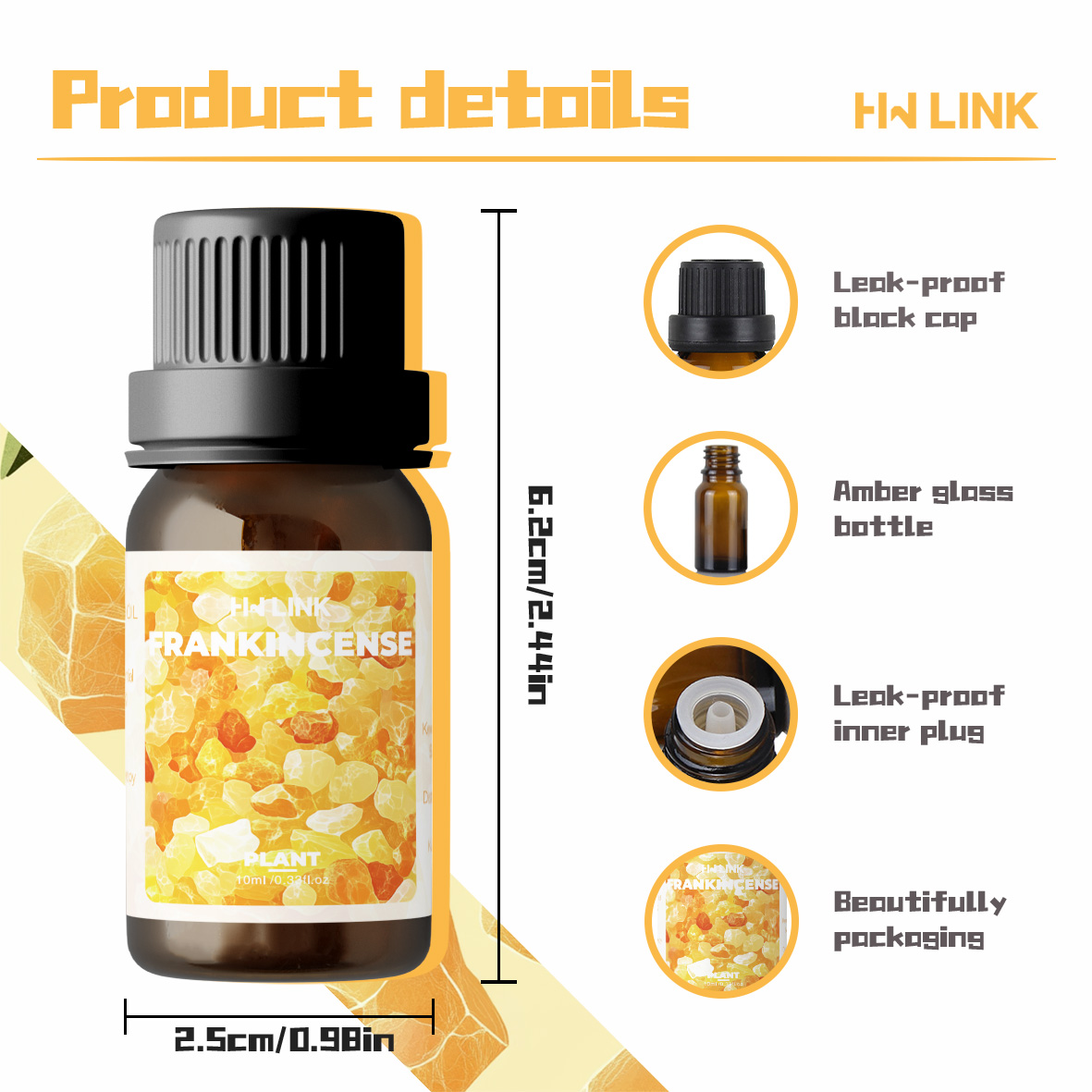 Frankincense Essential Oil 10m - Aromatherapy Diffuser recension och pris